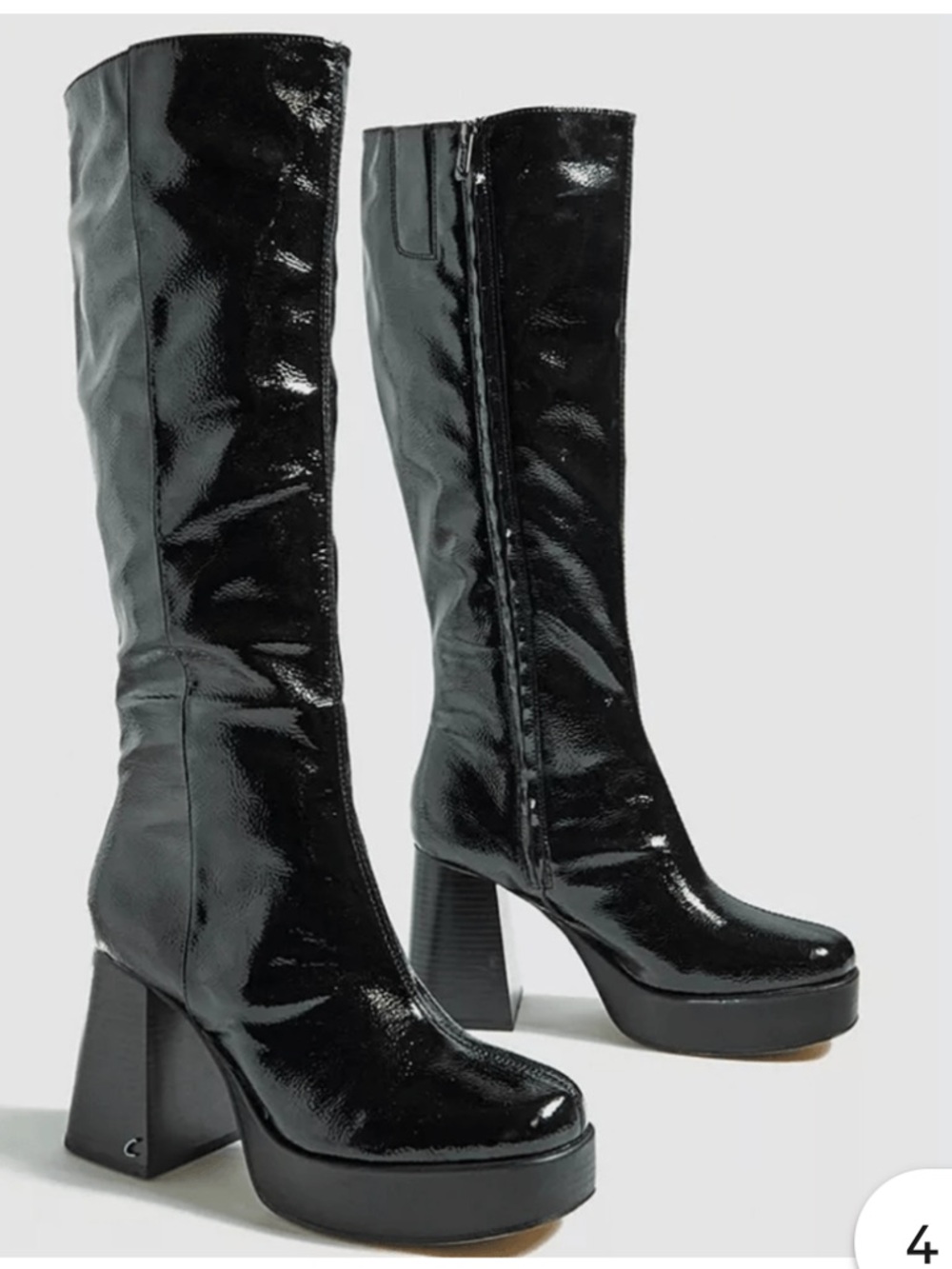 Elegant Black Heeled Boots for Women